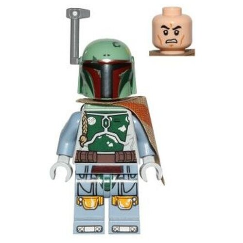 Минифигурка Лего Lego sw0711 Boba Fett - Pauldron Cloth with Dark Orange Stripe Pattern набор кружка star wars маленький мандалориан брелок book of boba fett fennec shand