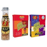 Конфеты Jelly Belly бутылка со вкусом Beer 42 гр. + Ассорти Bean Boozled Flaming Five 45 гр. + Bean Boozled 45 гр. (3 шт.) - изображение