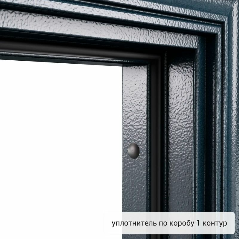 Дверь входная Torex для квартиры металлическая Flat-S 860х2050 левый, тепло-шумоизоляция антикоррозийная защита, замки 4-го и 2-го класса, синий/белый - фотография № 11