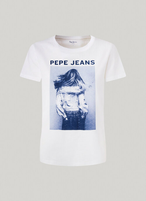 Футболка Pepe Jeans, размер XL, белый