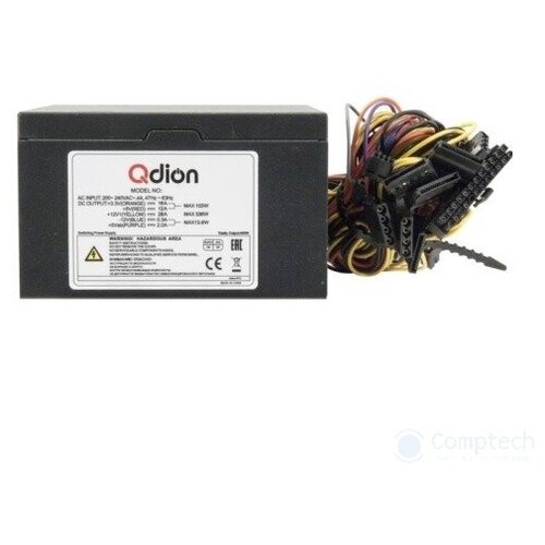 Блок питания FSP ATX 500W Q-DION QD500-PNR 80 80 2444pin APFC 120mm fan 5xSATA 383100₽