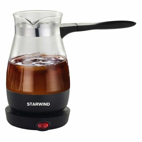 Кофеварка StarWind STG6053, электрическая турка, черный