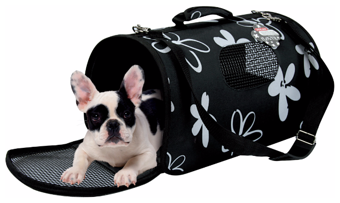Zolux сумка-переноска для кошек и собак, 25х50.5х33 см, размер L, черная - фотография № 3