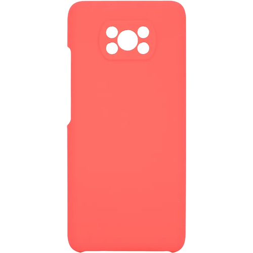 Noname Чехол-накладка Silicone Cover для Xiaomi Poco X3 (red) накладка силиконовая silicone cover для xiaomi 12t синяя