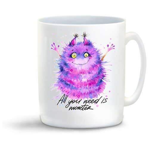 фото Кружка "all you need is monster5" coolpodarok
