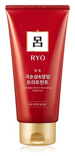 Ryo Маска для поврежденных волос питательная Damage Care & Nourishing Treatment, 180 г, 180 мл, туба