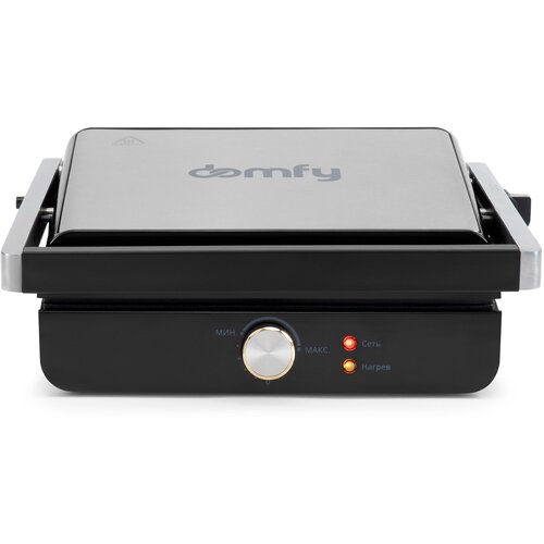 Электрогриль Domfy DSM-EG301 1800Вт черный/серебристый электрогриль bq gr1000 серебристый