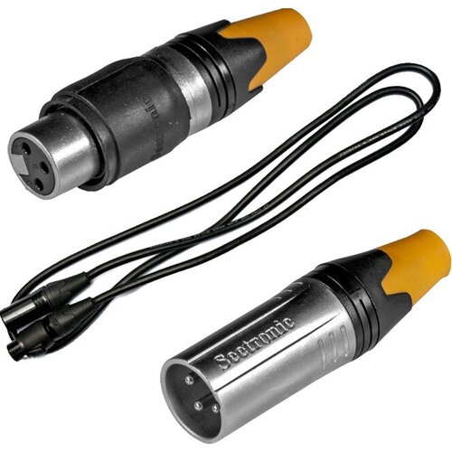 SILVER STAR DMX XLR LINK IN/OUT IP65 2,5m X30034 Кабель удлинитель сигнала с разъёмами Seetronic XLR 3-pin IN/OUT IP65, 2,5 м. 2270113009 involight ip65dmx20 кабель dmx удлинительный длина 20 метров ip65