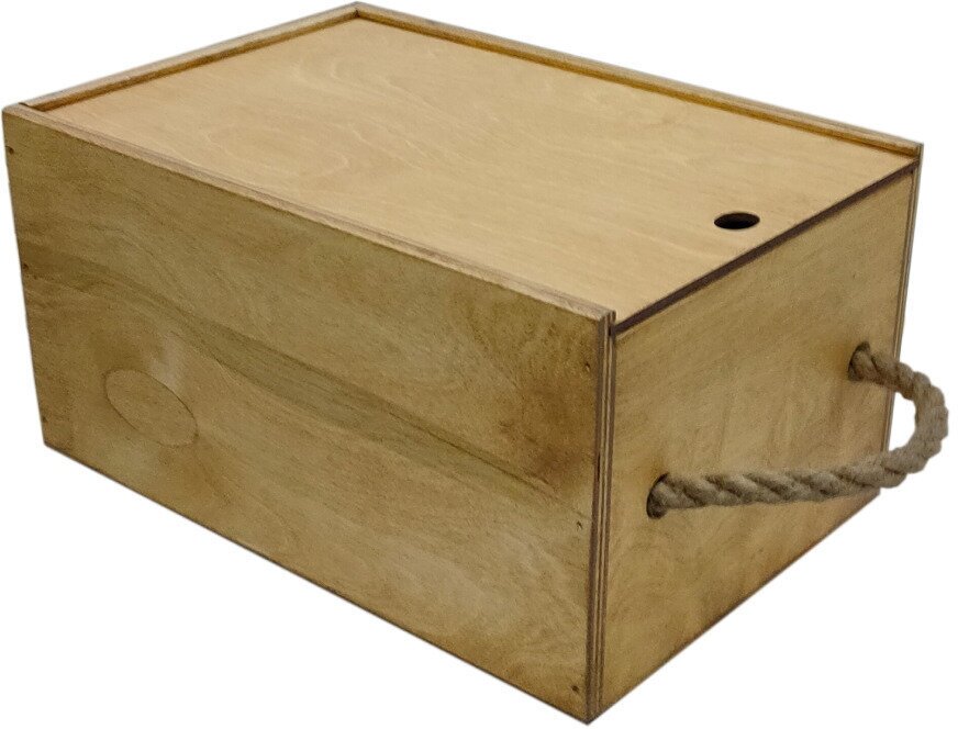 Ящик для хранения ZELwoodBOX, 32 х 22 х 16,5 см, дуб