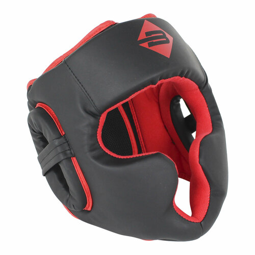 Шлем боксерский Boybo Атака BH80 Найлекс Черно-красный L/XL шлем с пластиковым забралом boybo flexy bp2006 цвет чёрный размер s