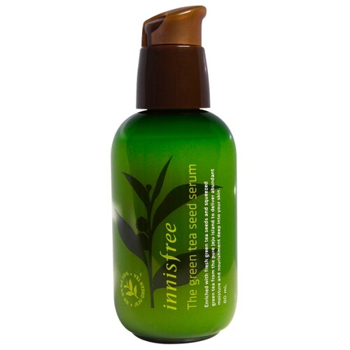 фото Innisfree the green tea seed serum увлажняющая сыворотка для лица, 80 мл