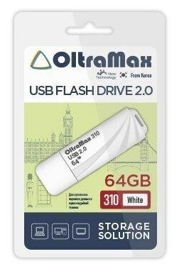 USB флэш-накопитель (OLTRAMAX OM-64GB-310-White)