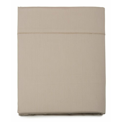 Простынь Blanc des Vosges FLAT SHEET 180/290 chanvre бежевый сатин 300TC