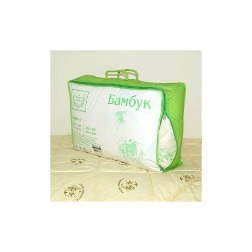 Текстиль центр Одеяло 2-x спальный 175x205 см с наполнителем Бамбуковое волокно комплект из 1 шт 3925₽