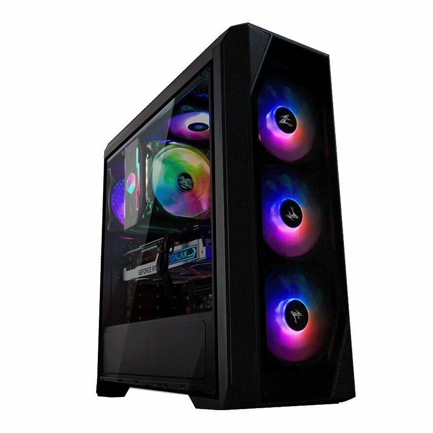 Компьютер CyberX - i512400F D5 Intel Core i5-12400F 2.5 ГГц/RAM 16 ГБ/SSD 512ГБ/NVIDIA GeForce RTX 3050 8 ГБ — фото 1