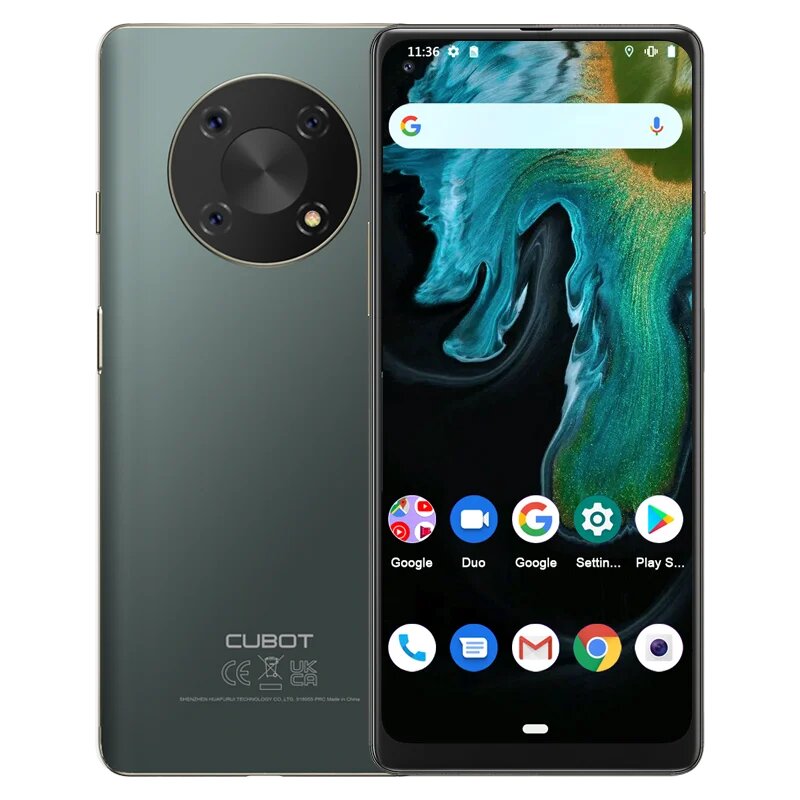 Cubot MAX3" - зеленый смартфон с доставкой из Китая