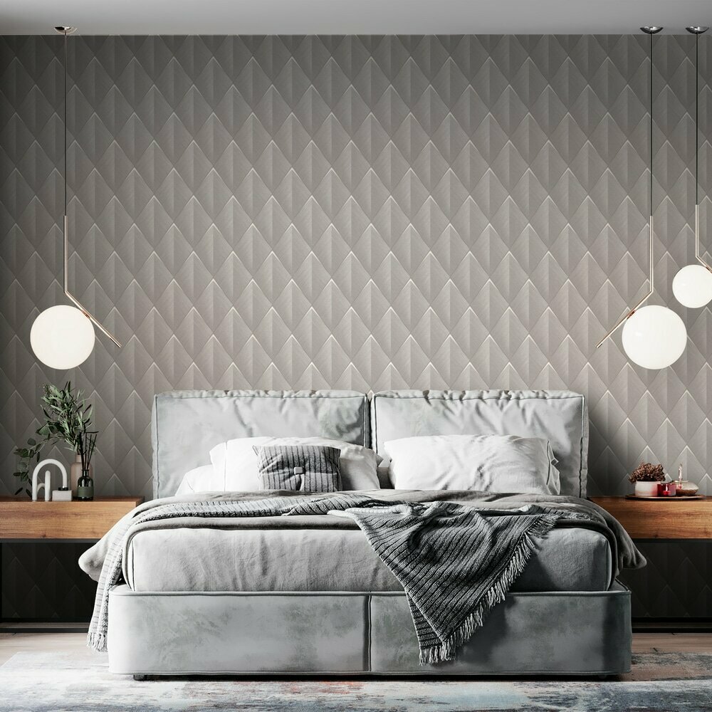 Обои флизелиновые Wallsecret Artique кофейные 1.06 м 8899-26 - фото №8