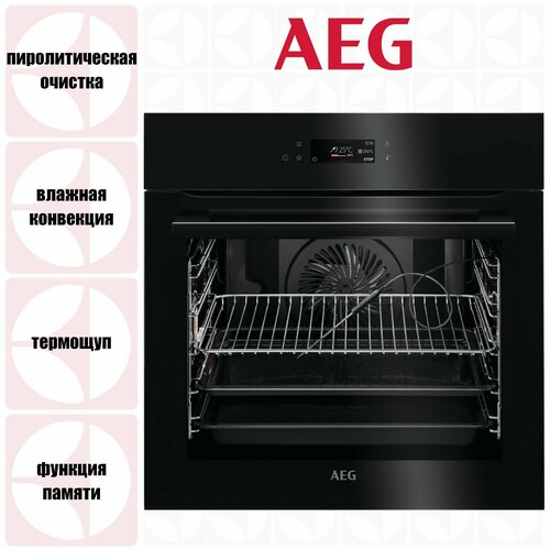Встраиваемый духовой шкаф AEG BPE742380B 186300₽