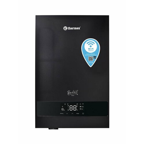 Котел электрический THERMEX Boss 12 Wi-Fi Black 12 кВт 600х390х236 черный управление Wi-Fi 41190₽
