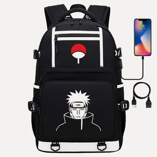 Изображение товара Рюкзак XAXBXC "Naruto", с USB, водоотталкивающий, 48x30x15 см