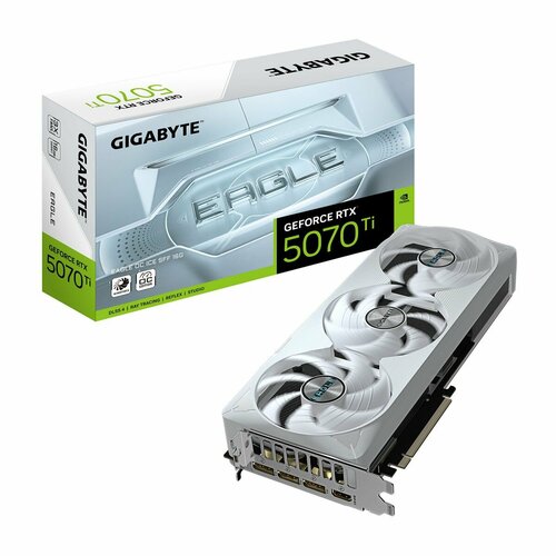 Видеокарта Gigabyte RTX5070Ti EAGLE OC ICE SFF 16GB GDDR7 256bit 3xDP HDMI 3FAN RTL