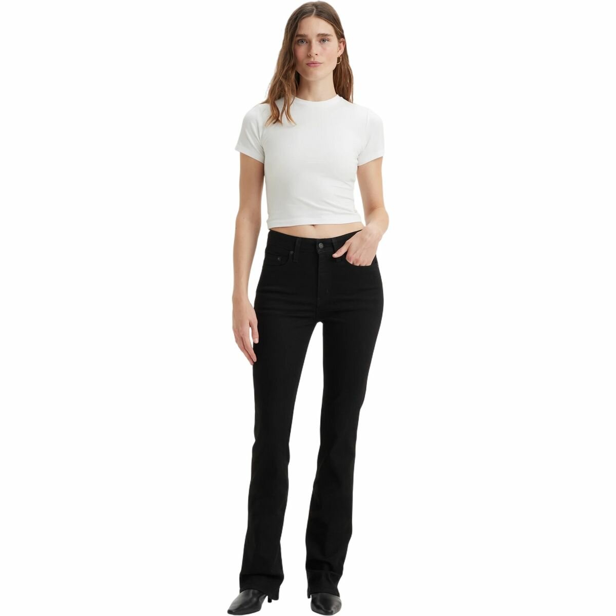 Джинсы клеш Women 725 High Rise Bootcut Jeans 