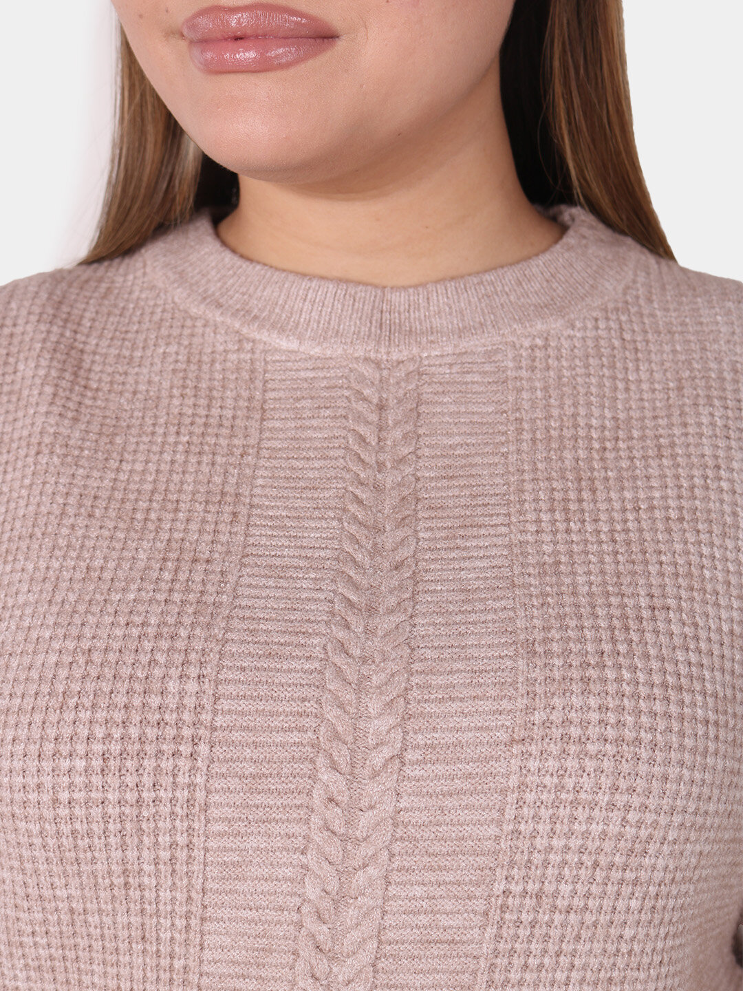 Джемпер , размер One Size, бежевый — фото 1