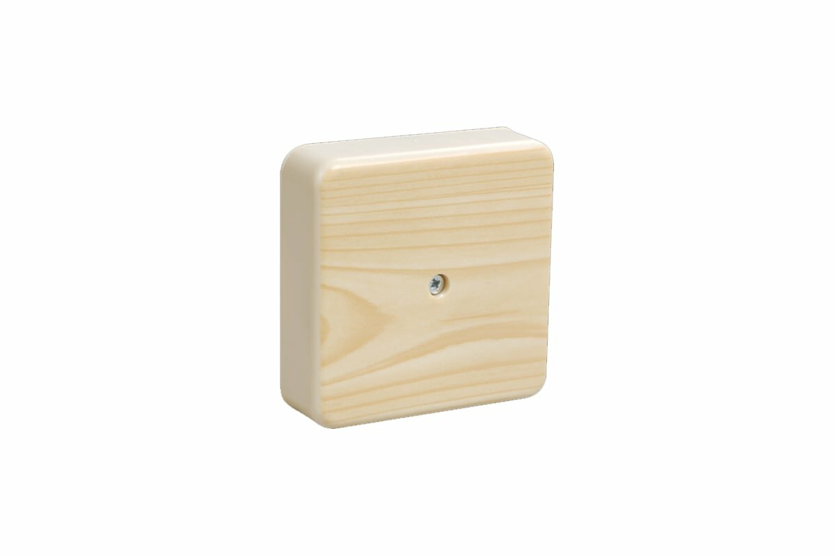 Распаечная коробка IEK КМ41212-04 ОП 75x75x20 IP20 сосна ИЭК UKO10-075-075-020-K34