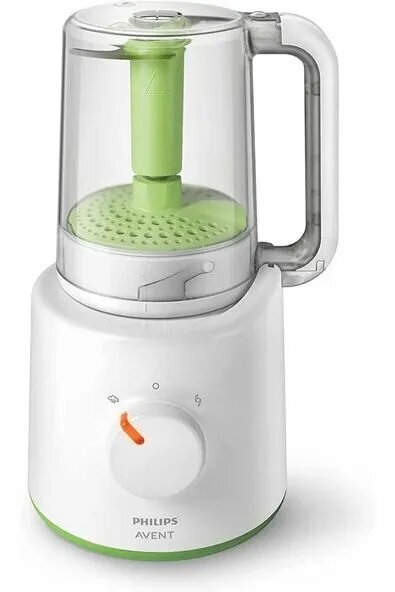 Блендер Philips Avent Scf870/20 Пароварка и блендер (зеленый), прозрачный