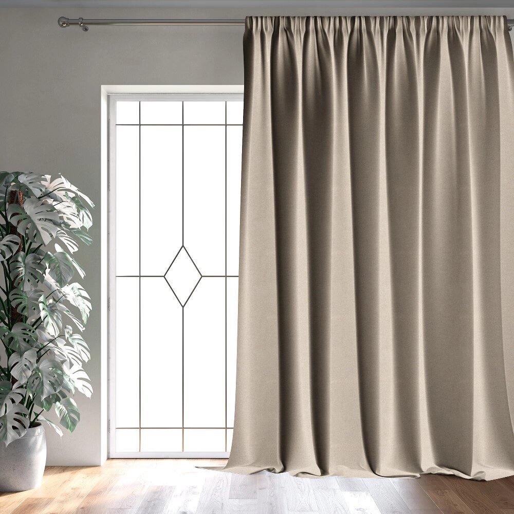 Штора SHANA димаут 145х280 см бежевая