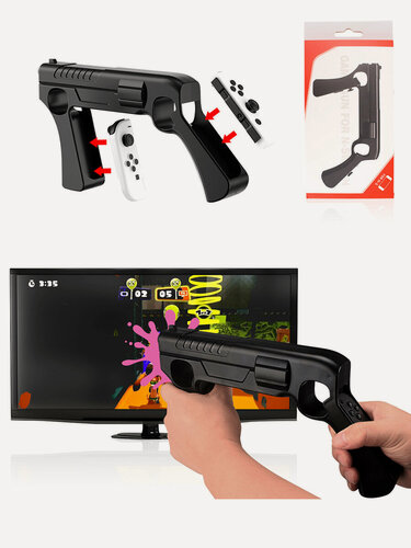 Изображение товара Крепление-автомат Game Gun для Joy-Con Nintendo Switch (GNS-870) Black