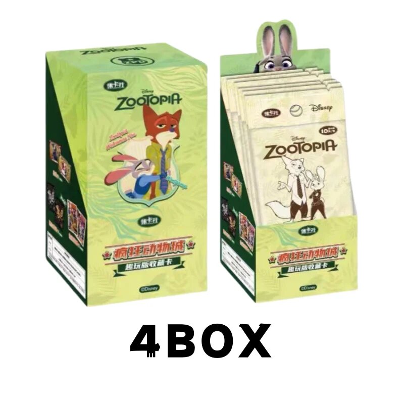 Коллекционные карты Card.Fun Zootopia Fun Edition 4BOX