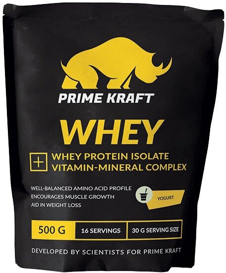 Сывороточный протеин Whey Protein Prime Kraft 500 г (Ананас)