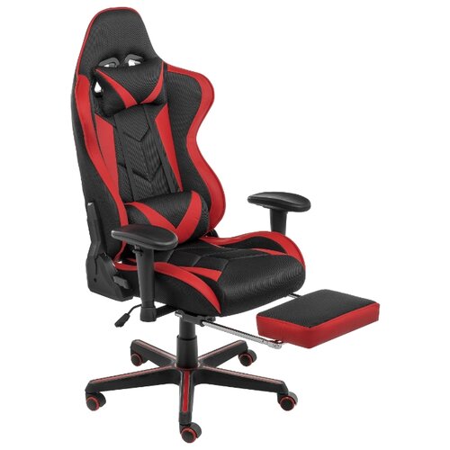 фото Компьютерное кресло woodville kano черное / красное