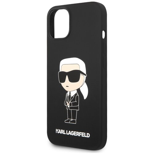  Karl Lagerfeld Liquid silicone NFT Karl Ikonik Hard  iPhone 14 Plus,   (KLHCP14MSNIKBCK)