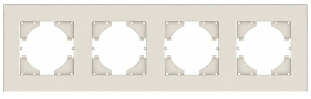 С1114-003 GUSI City рамка 4-местная цвет бежевый.