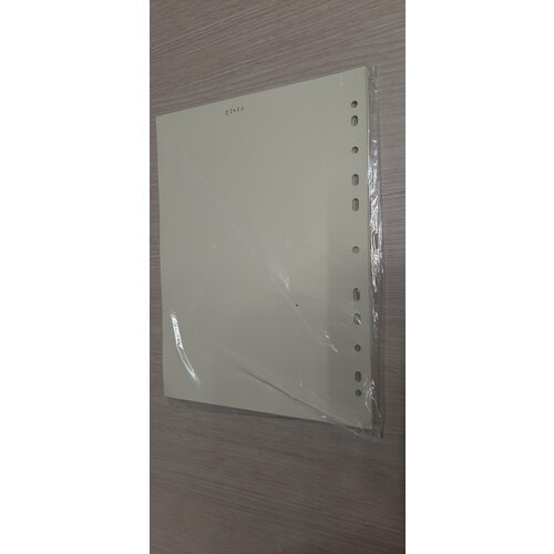 Разделитель цифровой Quantus, картон, А4, 1-20 Кремовый