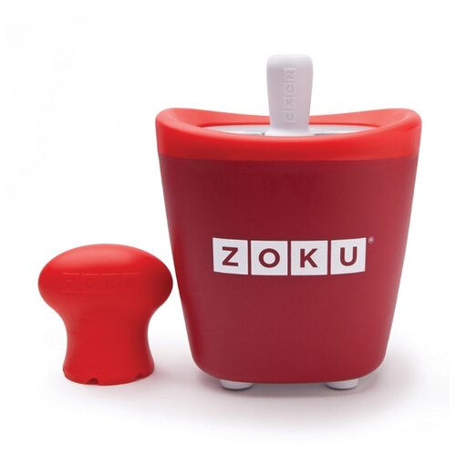фото Набор для приготовления мороженого zoku single quick pop maker красный