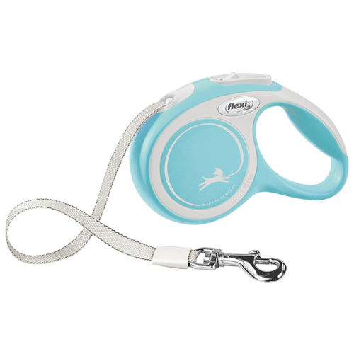 Поводок-рулетка Flexi New Comfort tape XS 3m 12kg light blue