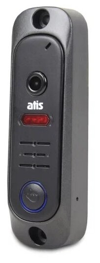 Комплект видеодомофона с вызывной панелью с широким углом обзора ATIS AD-480 B (черный) Kit box - фотография № 3