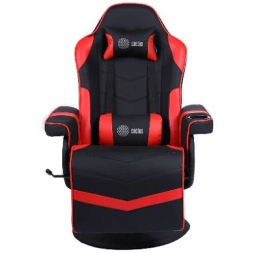 Кресло игровое Cactus CS-CHR-GS200BLR black/red