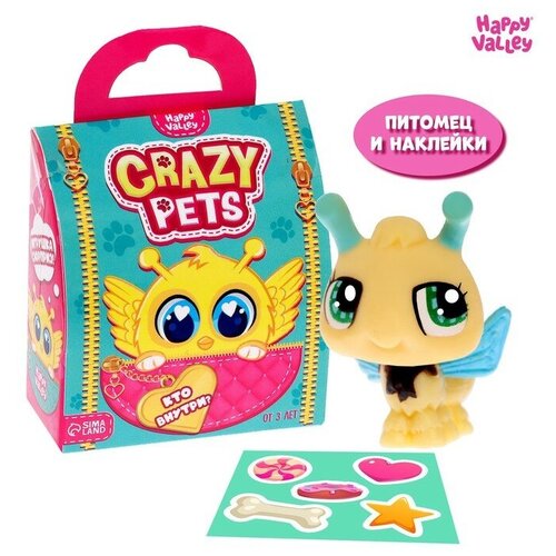 Игрушка-сюрприз Crazy Pets, с наклейками игрушка сюрприз crazy pets с наклейками