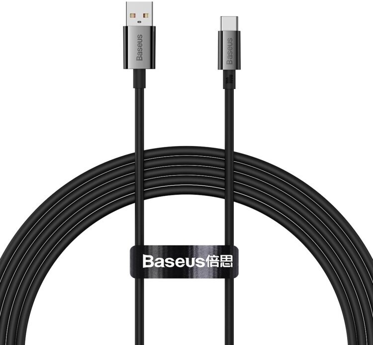 Кабель Baseus Superior Series Fast Charging Data Cable USB to Type-C 100W 1m (P10320102114-00) Черный