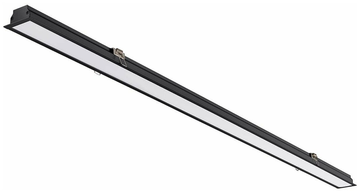 Встраиваемый светильник Novotech Iter 358819, LED, 36Вт, кол-во ламп:1шт, Черный