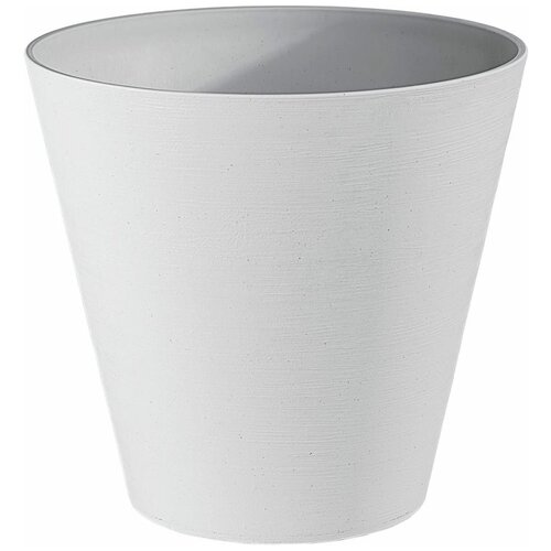 Горшок Teraplast RE-POT Hoop Round Self Watering диам. 16 см, высота 15 см, белый 33703016237