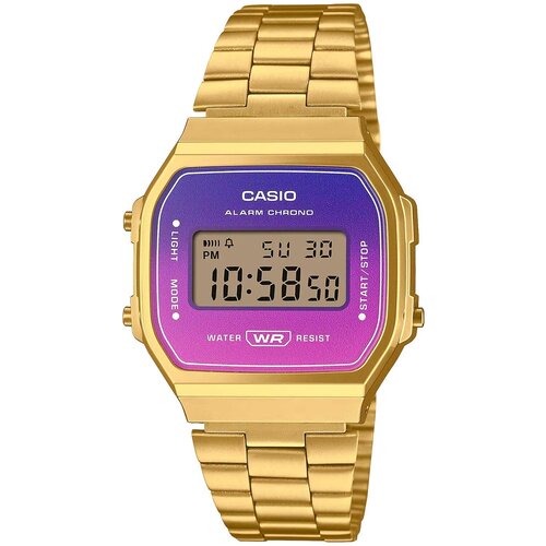 Наручные часы CASIO Vintage A168WERG-2ADF, золотой, розовый