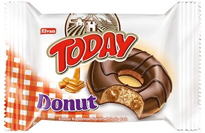 Кекс Today Donut вкус карамель 50 грамм