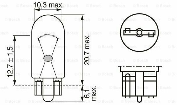 Лампа накаливания Bosch 1987302819