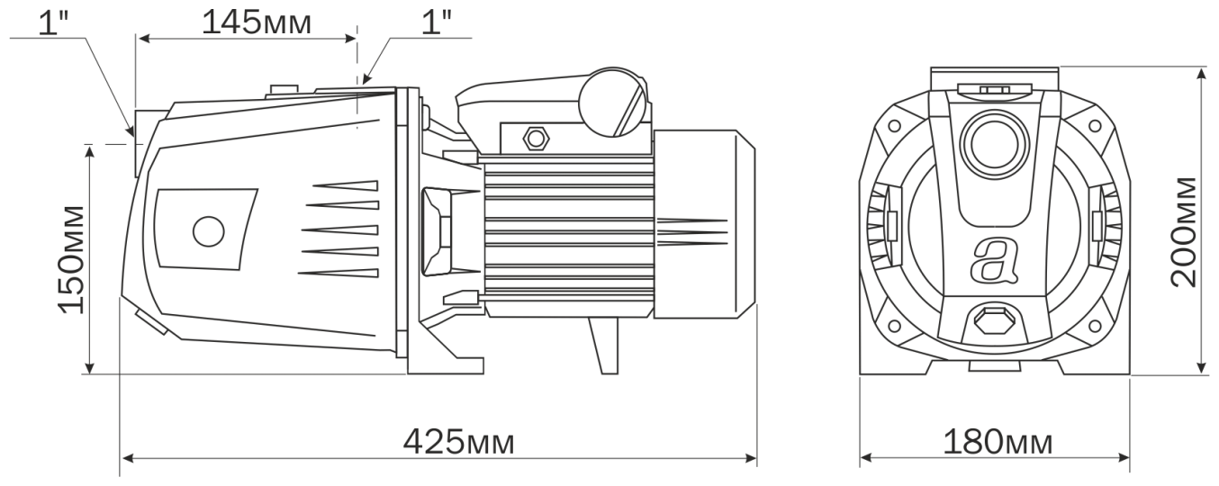 Насос Aquario AJC-101В - фотография № 10