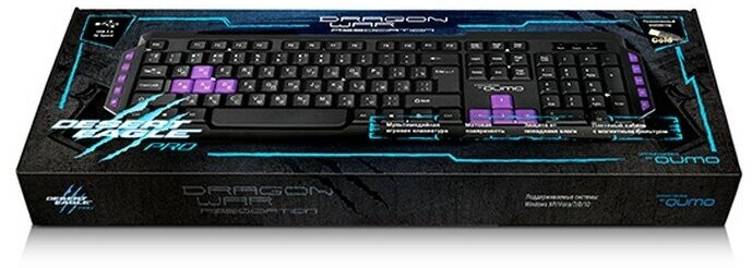 Игровая клавиатура Qumo Desert Eagle Pro Black USB